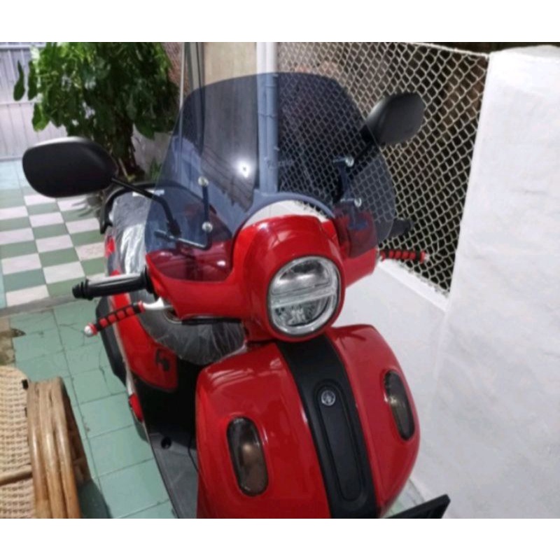 Jual Flyscreen Winshield Fazzio Model Vespa Vispr Yamaha Fazzio