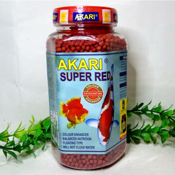 Jual AKARI SUPER RED PAKAN IKAN KOKI KOI BERAT 300Gr Shopee Indonesia