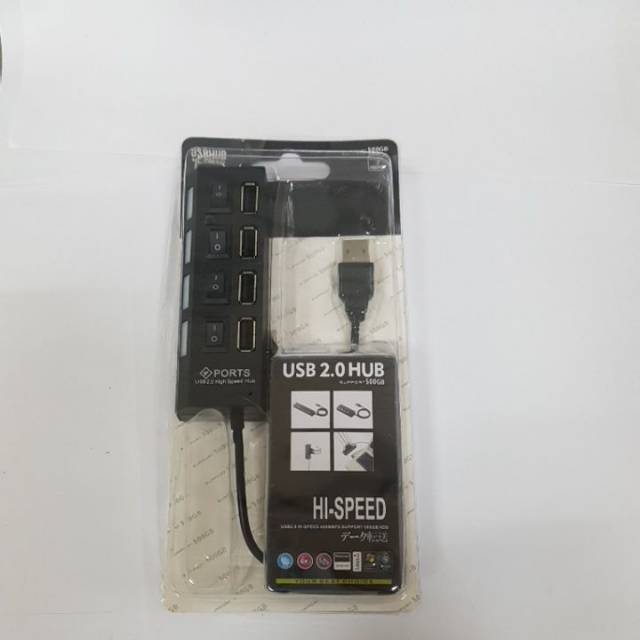 Jual USB HUB SAKLAR 4 PORT ON OFF HIGH SPEED USD 2 0 HUB 4 PORTABLE