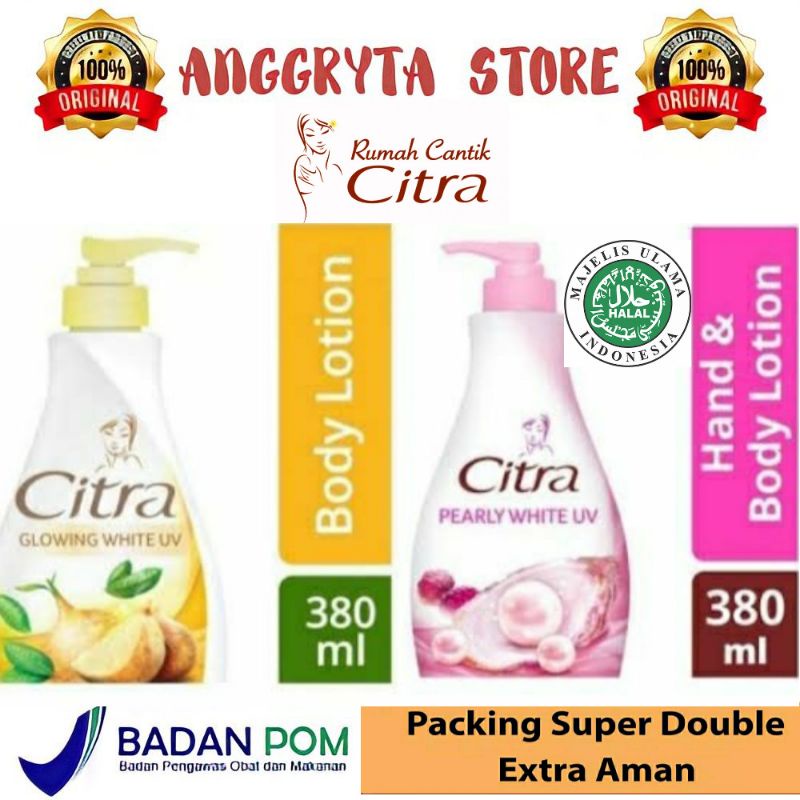 Jual Citra Hand Body Lotion Ml Pearly White Bengkoang Green Tea