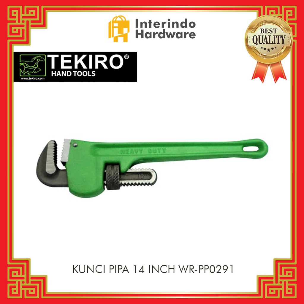 Jual TEKIRO KUNCI PIPA 14 INCH WR PP0291 KUNCI PIPA TOOLS Shopee