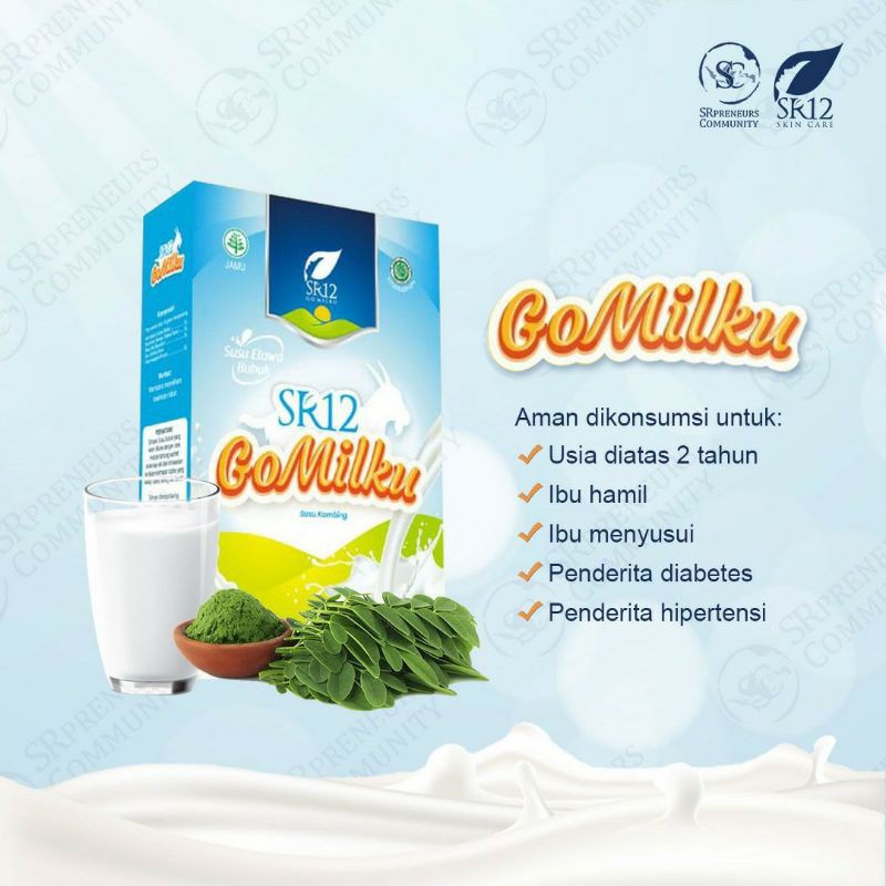 Jual GO MILKU SR12 SUSU KAMBING SUSU KESEHATAN Shopee Indonesia