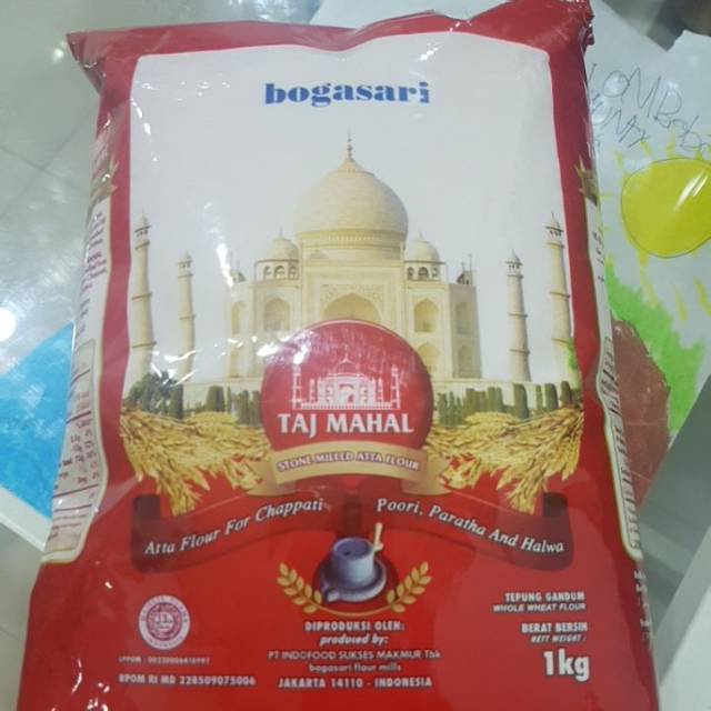 Jual Tepung Gandum Taj Mahal Atta Flour Kg Bogasari Shopee Indonesia