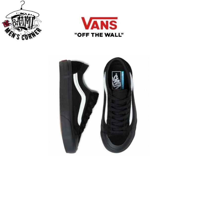 Jual Vans Style Decon Sf Black Black White Original Shopee Indonesia