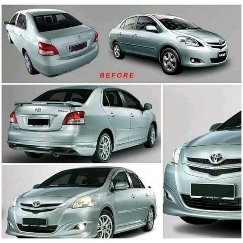 Jual Bodykit Toyota Vios Gen 2 Model Trd 2 Bodikit Vios Body Kit Vios