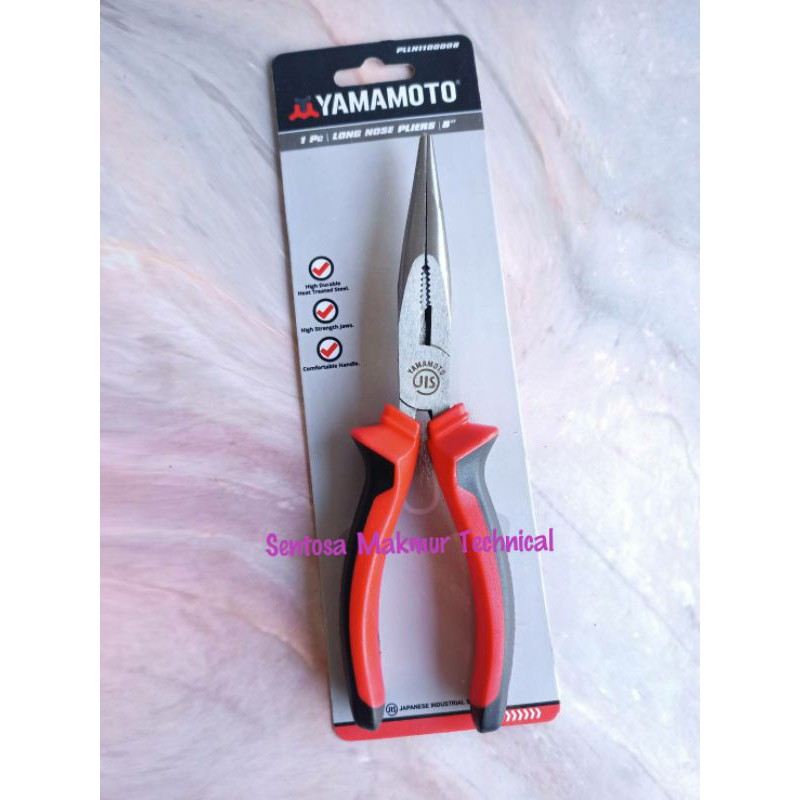 Jual Yamamoto Tang Lancip Runcing Buaya Long Nose Pliers Inchi