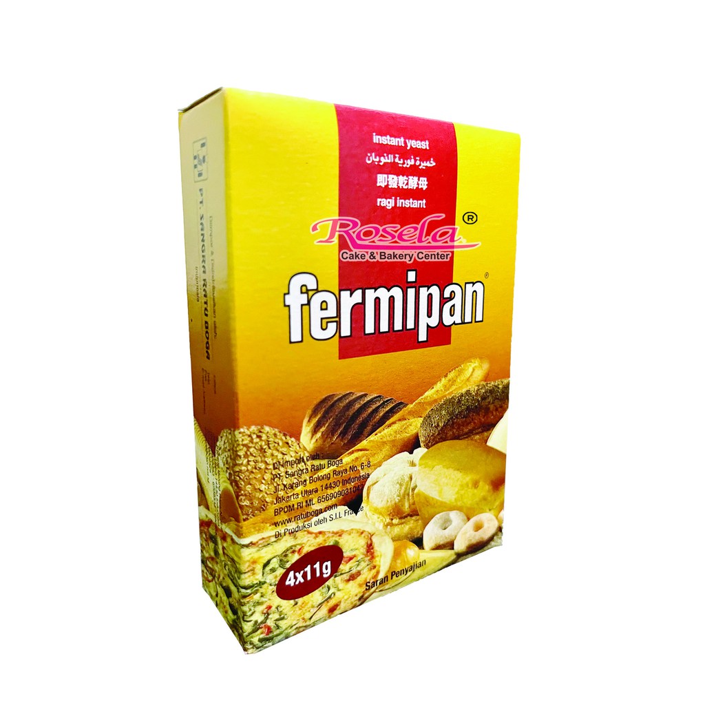 Jual Fermipan Instant Yeast 4 X 11 Gram Ragi Instant Fermipan