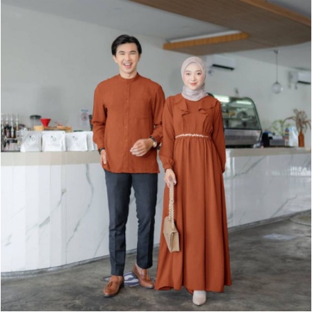 Jual Baju Couple Kondangan Kekinian Modern Kapel Pesta Elegan Mewah