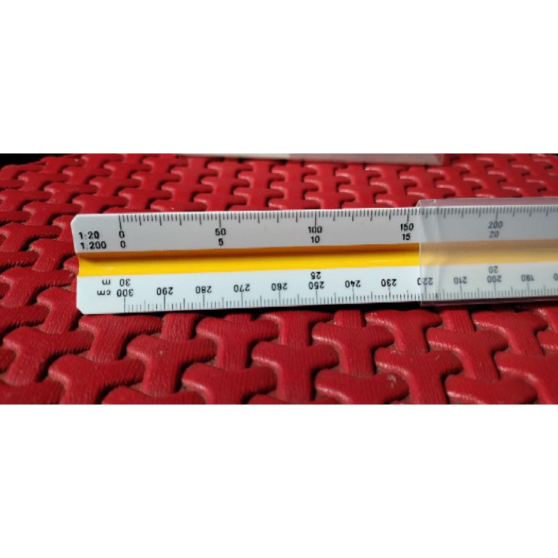 Jual PENGGARIS SKALA INSINYUR ARSITEK TRIANGULAR SCALE ROTRING 4