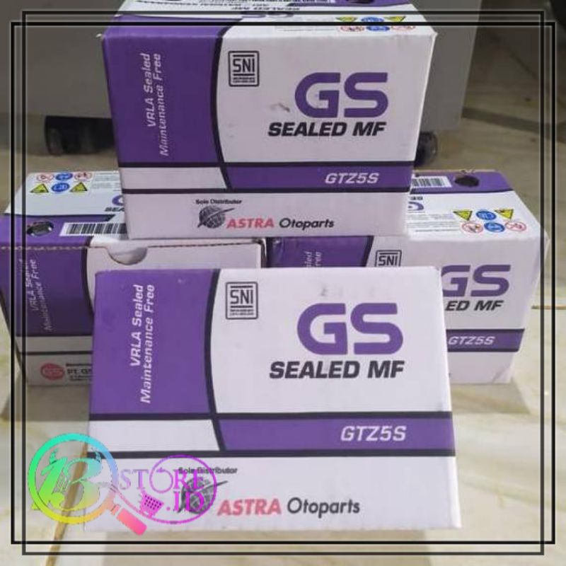 Jual AKI MOTOR GS ASTRA MF GSMF GTZ 5S PREMIUM Shopee Indonesia