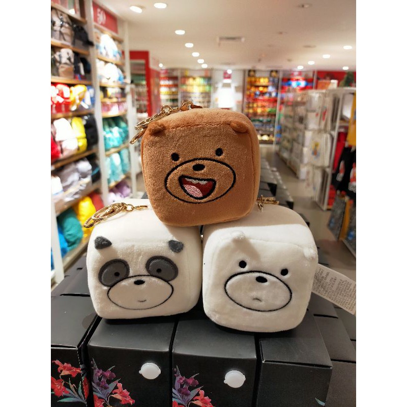 Jual MINISO WE BARE BEARS STUFFED GANTUNGAN KUNCI Shopee Indonesia