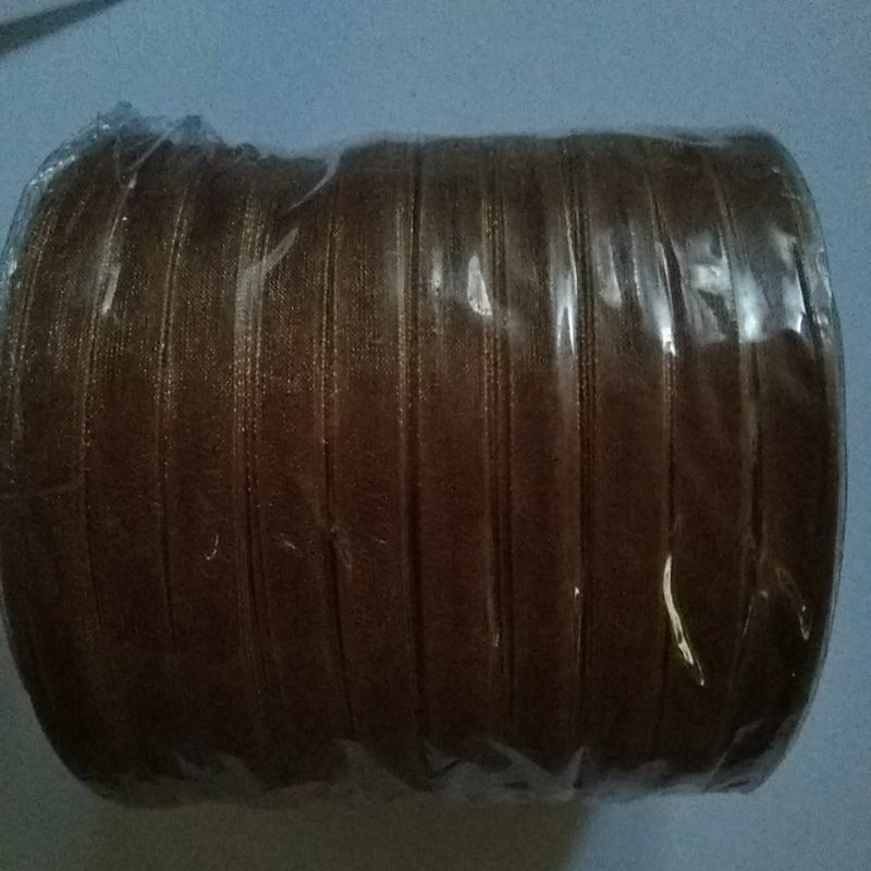 Jual Pita Organdi Polos 1 4 Inch 0 6 Cm Per Roll 50 Yard Shopee