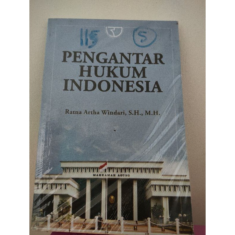 Jual Buku Original Pengantar Hukum Indonesia Ratna Artha Windari