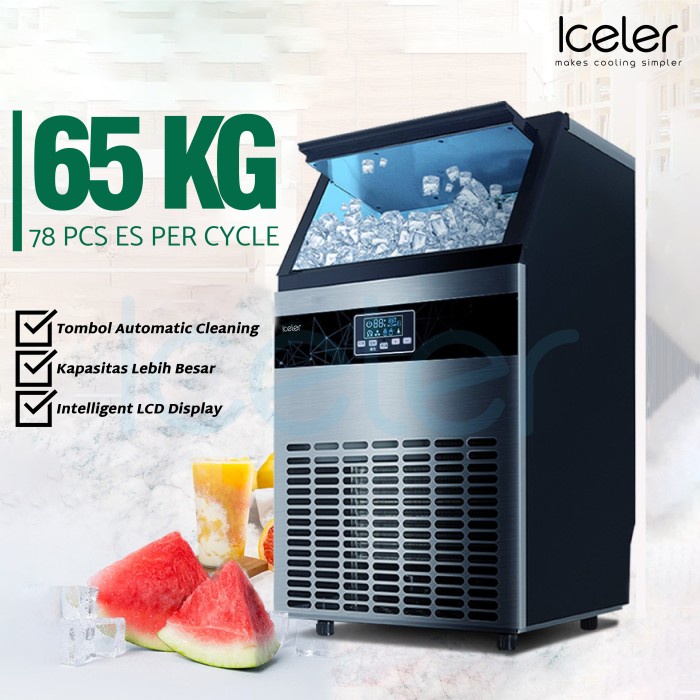 Jual Mesin Pembuat Es Batu 55Kg Perhari Iceler Mesin Es Cube Untuk Cafe