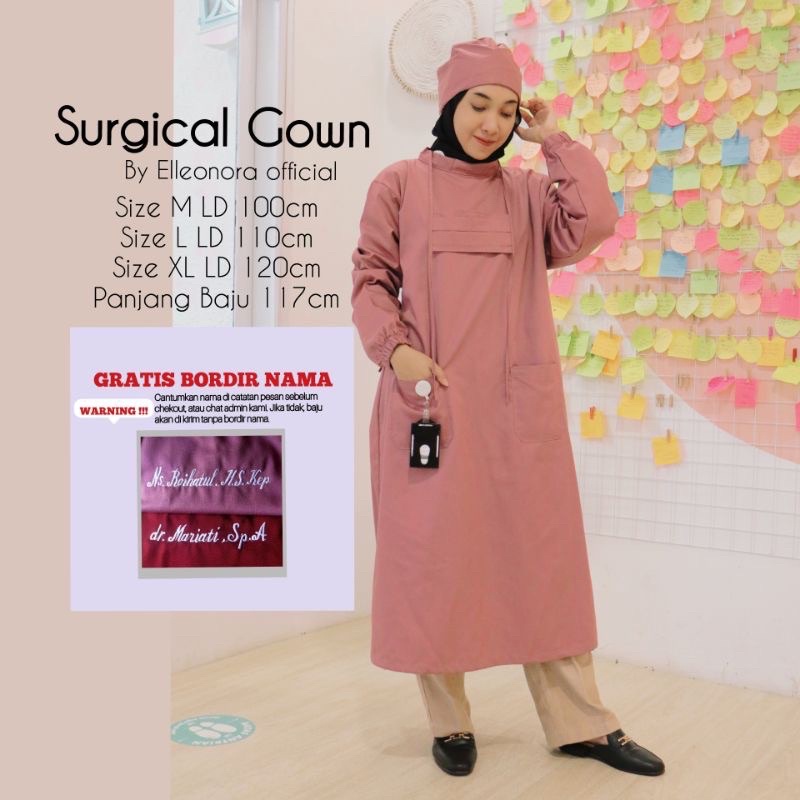 Jual APD JUBAH OPERASI SURGICAL GOWN JAS LAB Shopee Indonesia