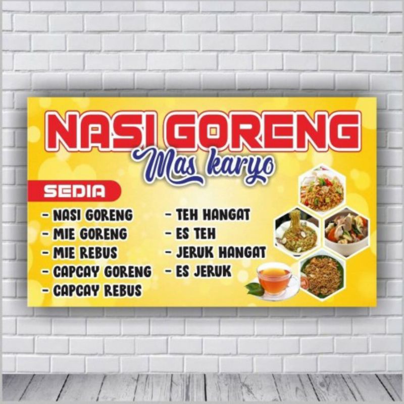 Jual Spanduk Nasi Goreng Shopee Indonesia