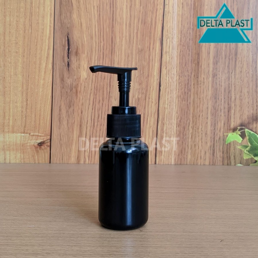 Jual Botol Pump Ml Tubular Botol Lotion Pump Ml Tutup Hitam