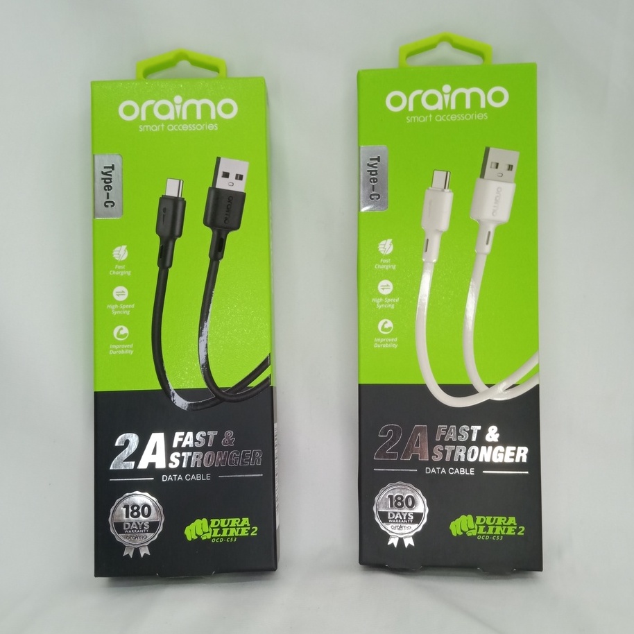 Jual Oraimo Kabel Data Charger Type C Kabel USB Murah Original 100