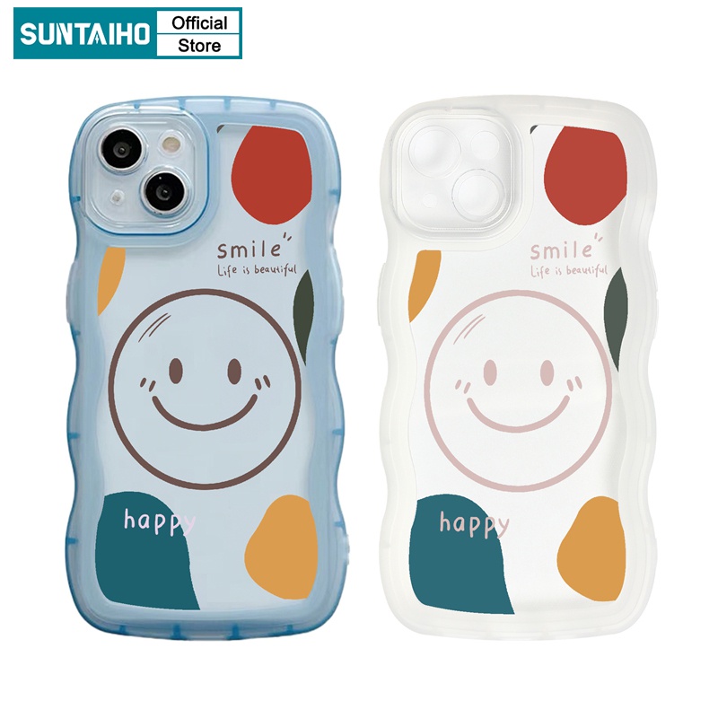 Jual Suntaiho Soft Case Hp Silikon Tpu Transparan Motif Happy Smile