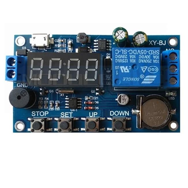 Jual ORIGINAL Delay Timer 4D 4TS Real Time Timing Switch Relay Module