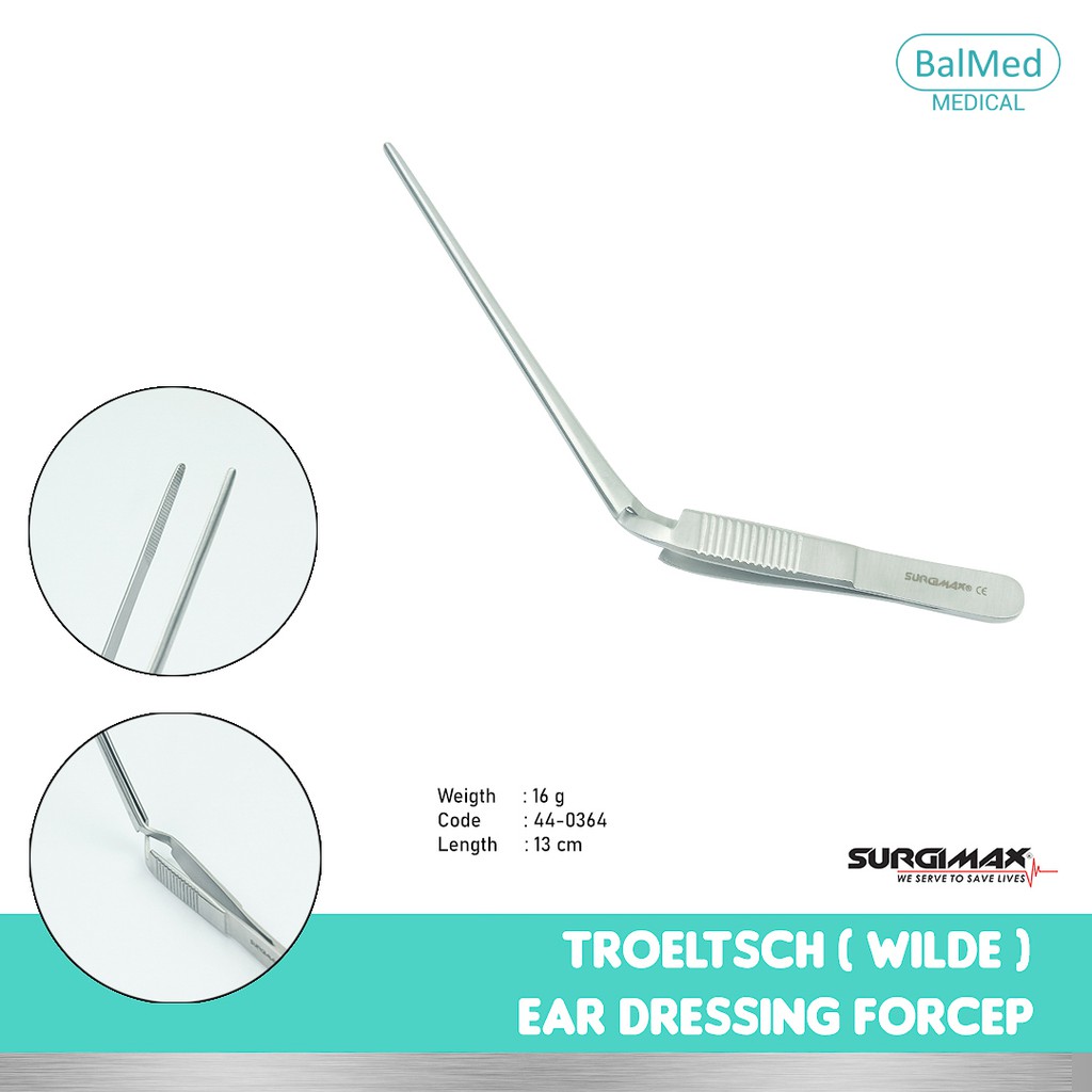 Jual Surgimax Troeltsch Wilde Ear Dressing Forcep Shopee Indonesia