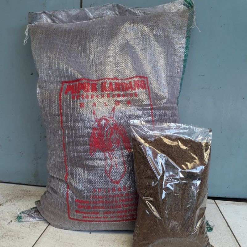 Jual Pupuk Kompos Kohe Kambing Fermentasi Kemasan Repack Gram