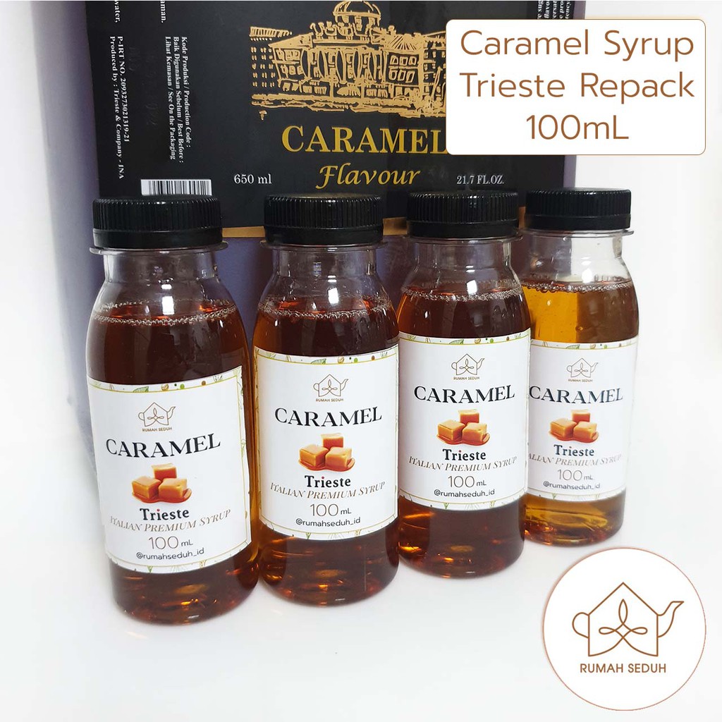 Jual Trieste Syrup Ml Coffee Syrup Caramel Vanila Rum