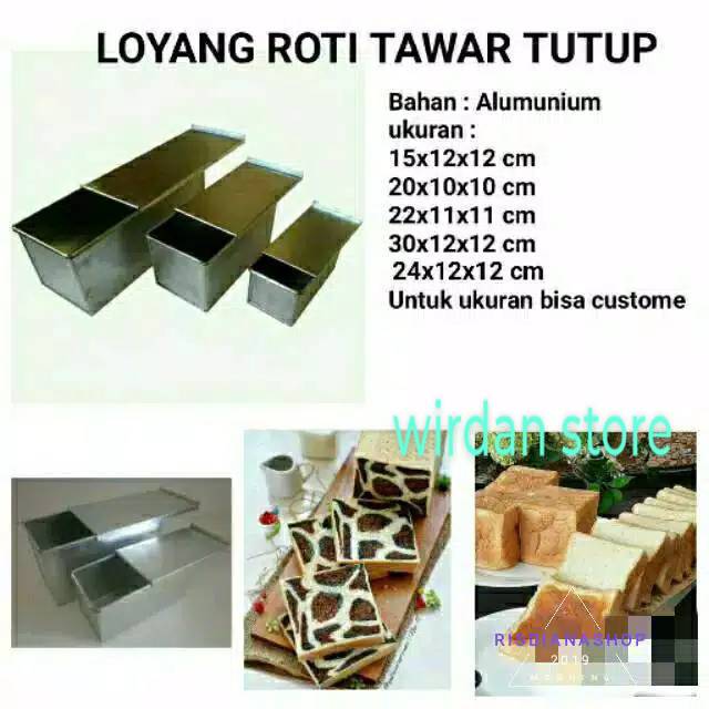 Jual Loyang Roti Tawar Tutup Plat Tebal Shopee Indonesia