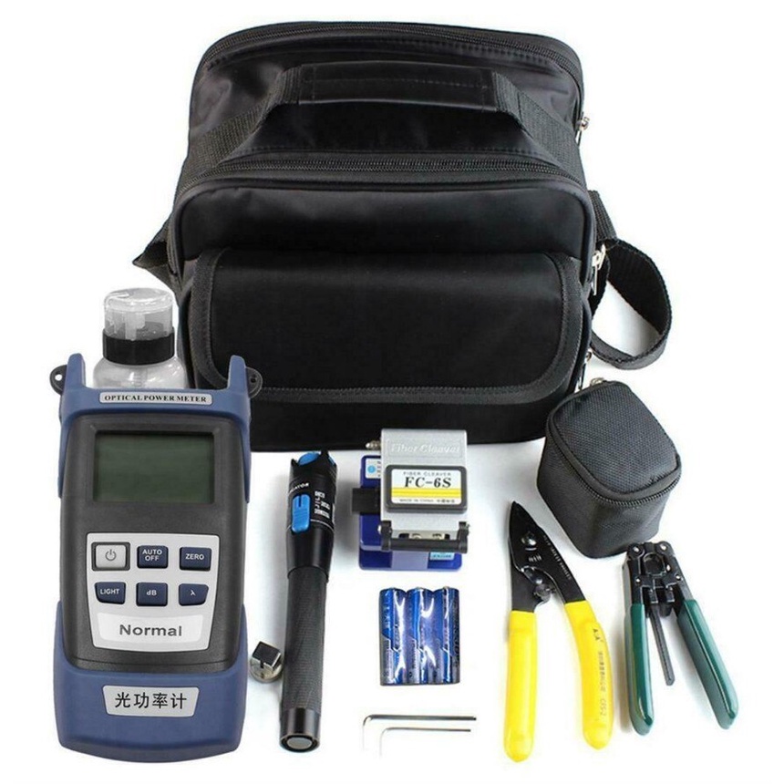 Jual Ftth Fiber Optic Tool Kit Fc S Fiber Cleaver Optical Power Meter