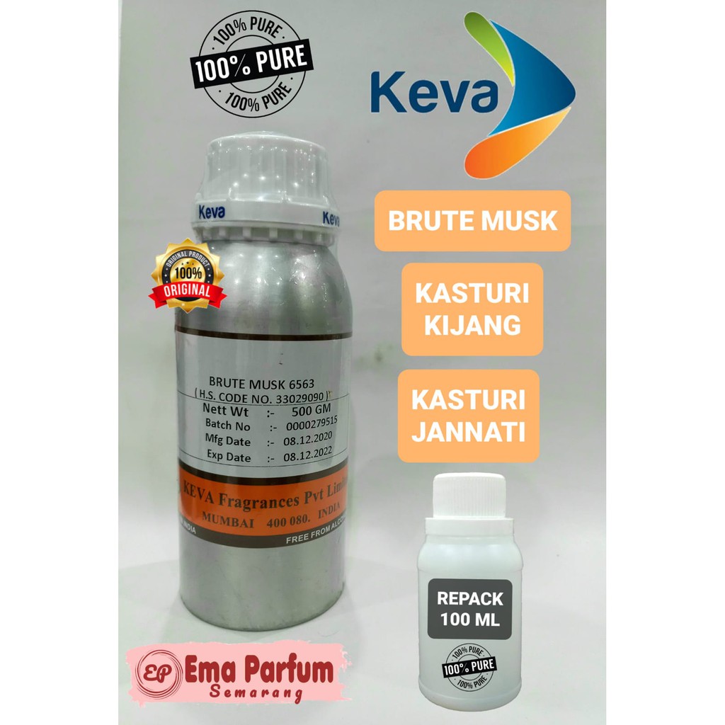 Jual REPACK 100 GRAM KASTURI KIJANG BRUTE MUSK 6563 REPACK CASTURI