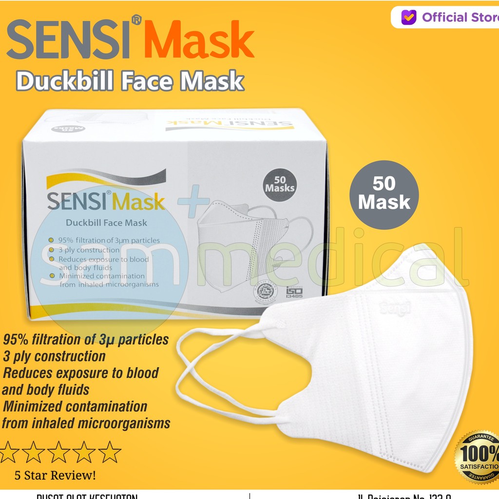 Jual Sensi Mask Duck Bill 50 Pcs Shopee Indonesia