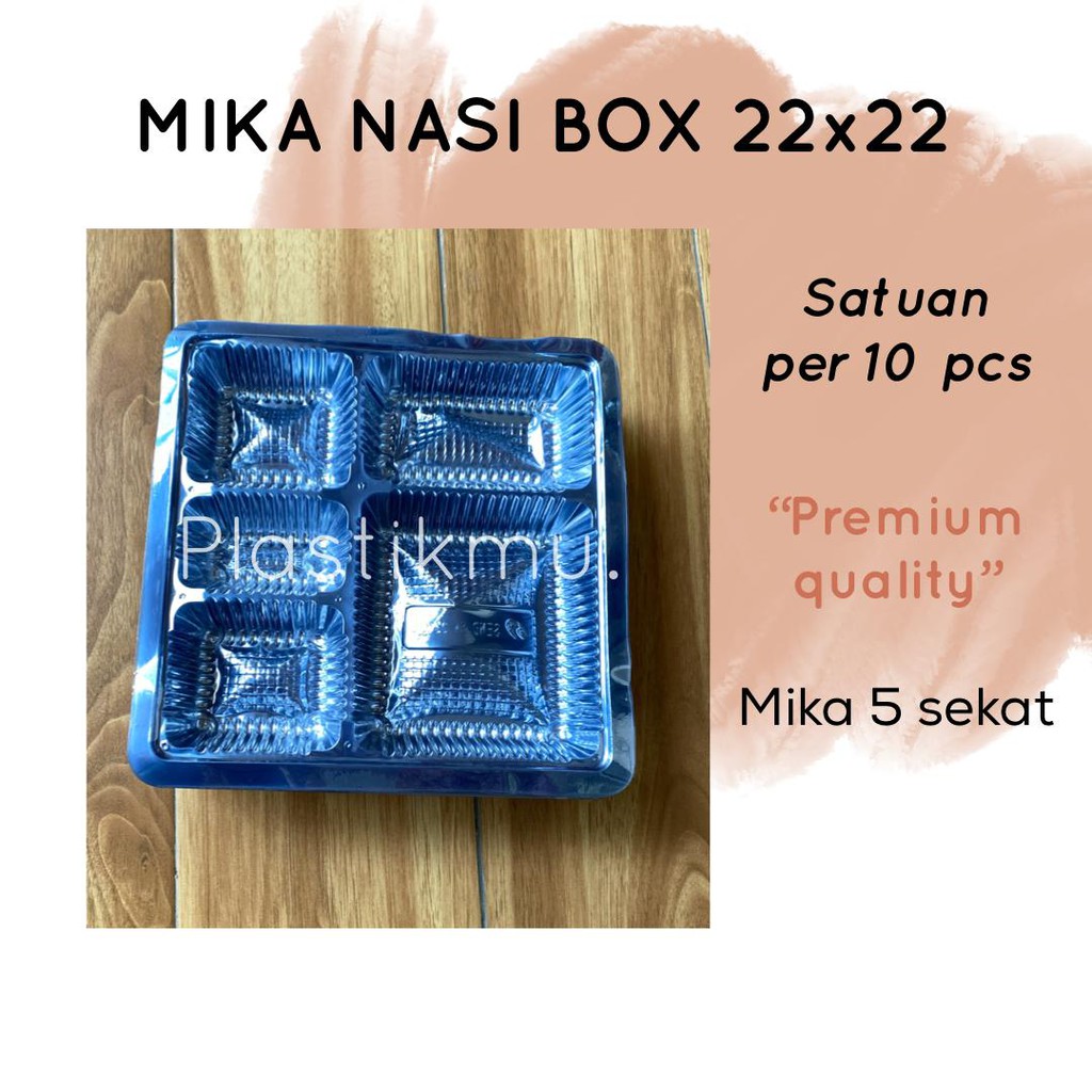 Jual Mika Nasi X Sekat Isi Pcs Mika Nasi Box X Mika