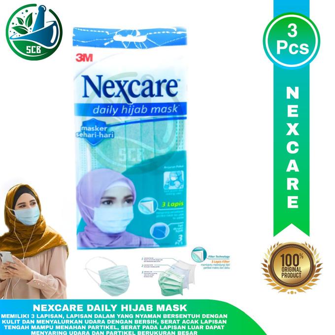 Jual Masker M Nexcare Daily Mask Daily Hijab Carbon Mask