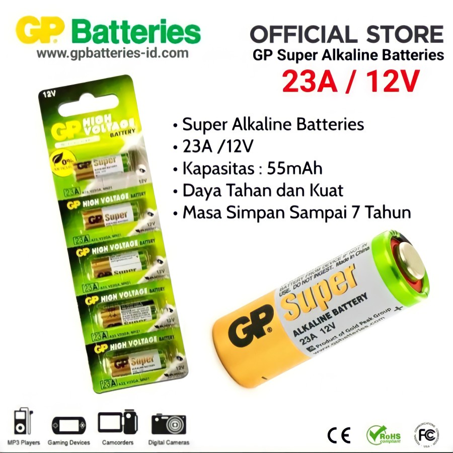 Jual Baterai Gp Super Alkaline Gp Ae A V Ga Mn V Battery