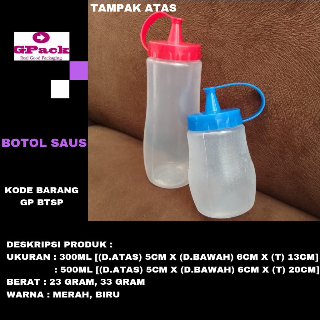 Jual Botol Kecap Plastik Botol Saus Plastik Ml Ml Gp Btsp