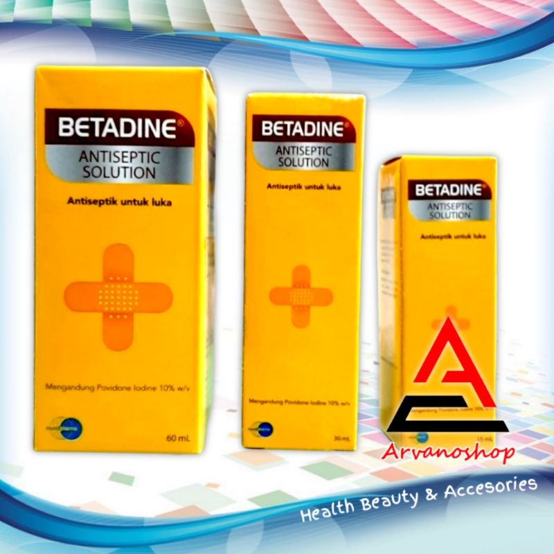 Jual Betadine Antiseptic Solution Obat Luka Ed Shopee Indonesia