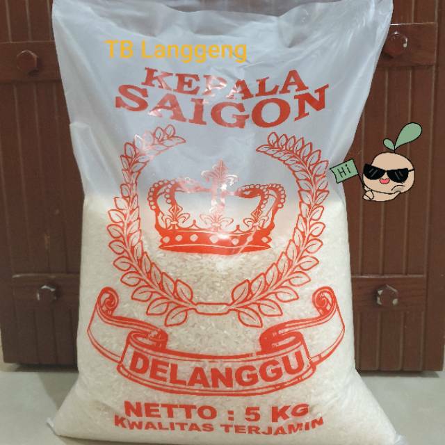 Jual BERAS SAIGON DELANGGU 5KG Shopee Indonesia