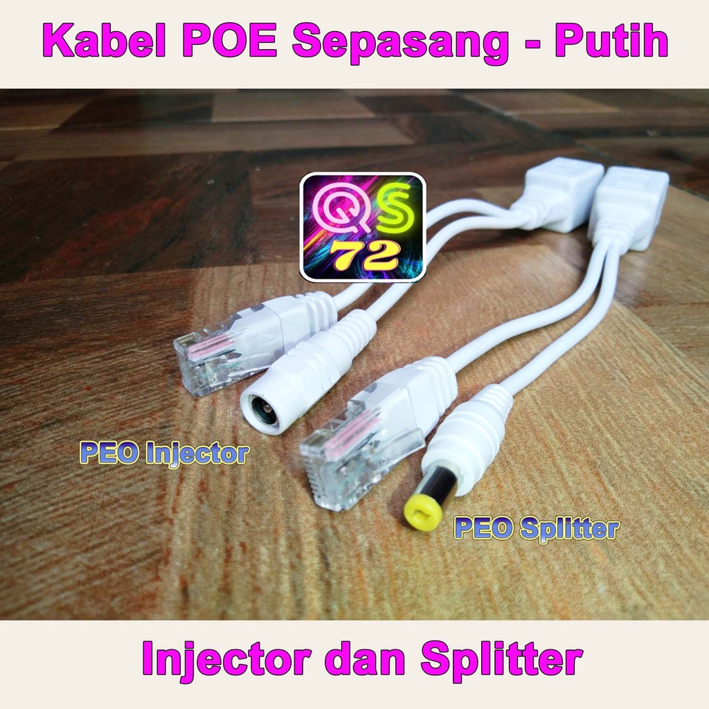 Jual Kabel POE Injector Dan Splitter Putih Shopee Indonesia