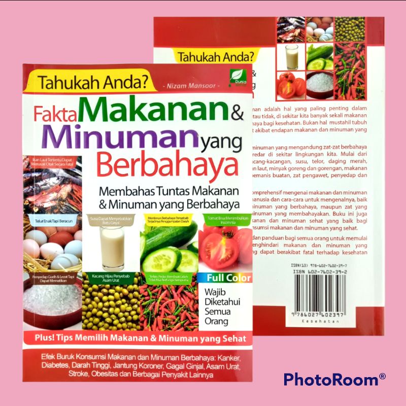 Jual Buku Tahukah Anda Fakta Makanan Dan Minuman Berbahaya Shopee