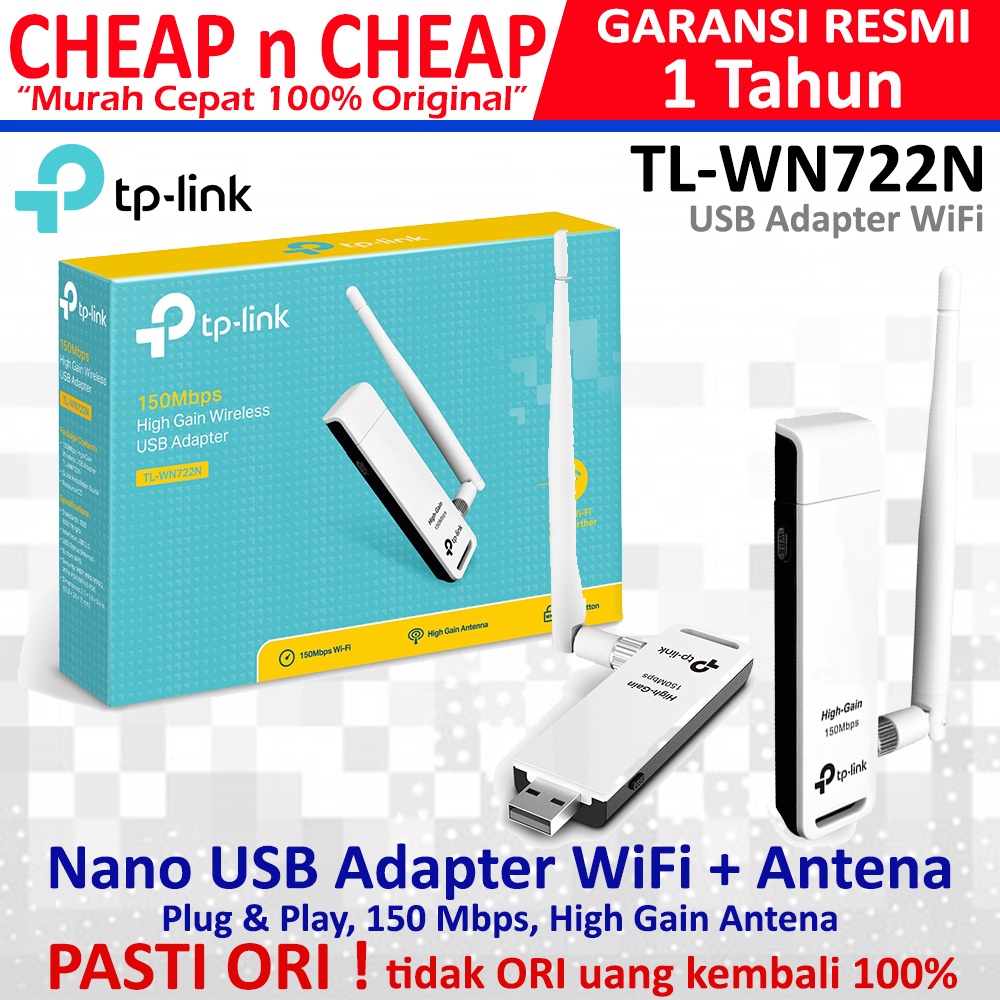 Jual Tp Link Tl Wn N Usb Adapter Wifi Tplink Wn N Adaptor