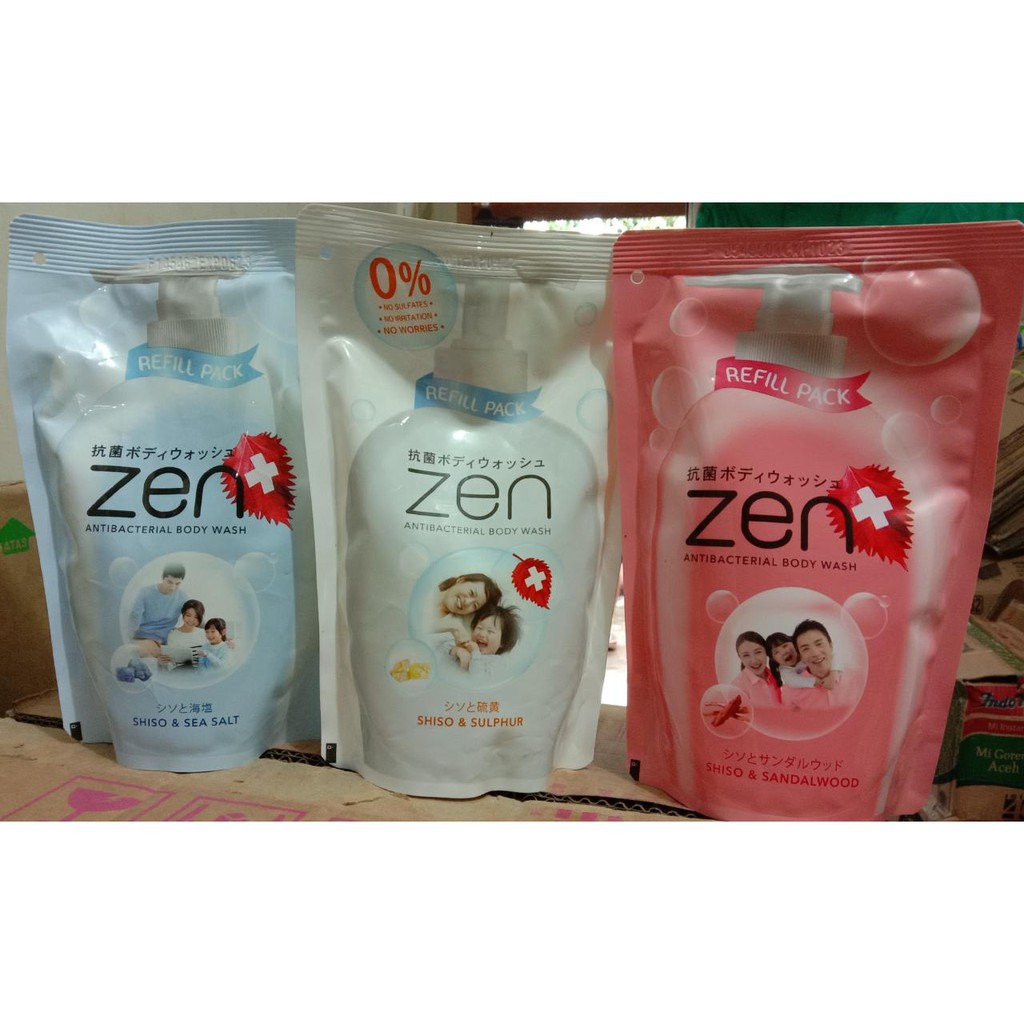 Jual Promo Zen 400ml Sabun Mandi Cair Shopee Indonesia