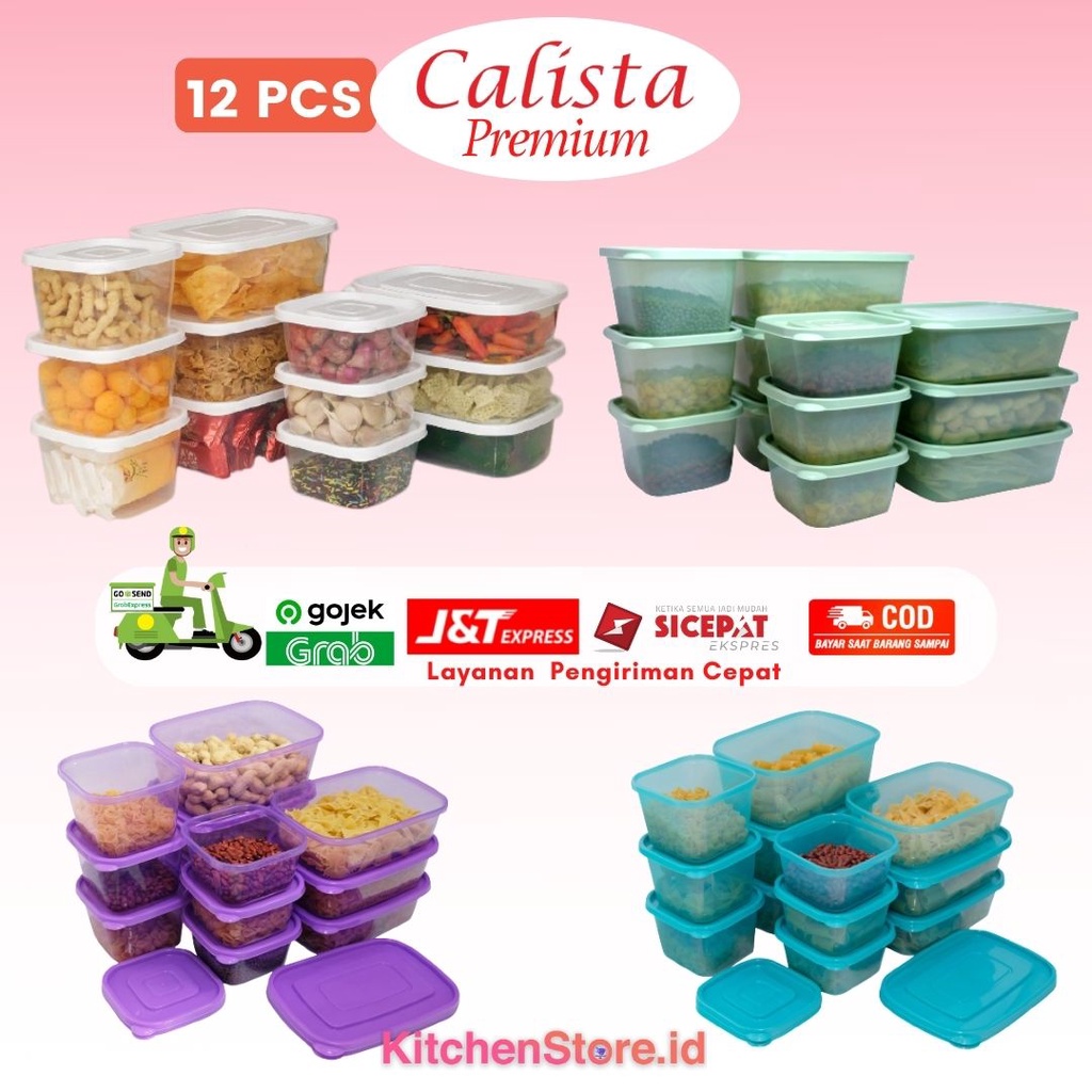 Jual Calista Rumoi Toples Bening Putih Transparent Sealware Pcs Food