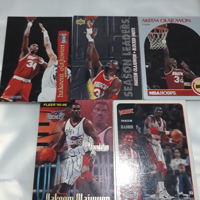 Jual Kartu Basket Lot Hakeem Olajuwon Base Insert Shopee Indonesia