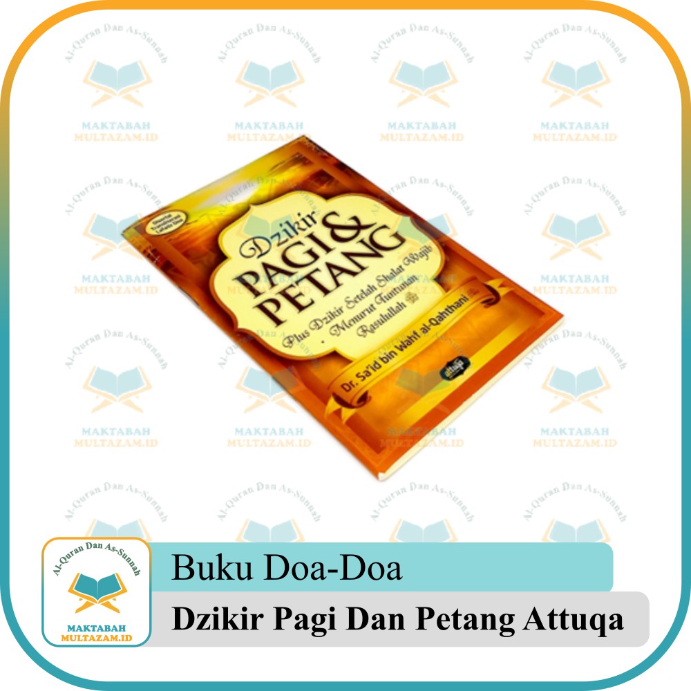 Jual Buku Dzikir Pagi Petang Plus Dzikir Setelah Shalat Wajib Menurut