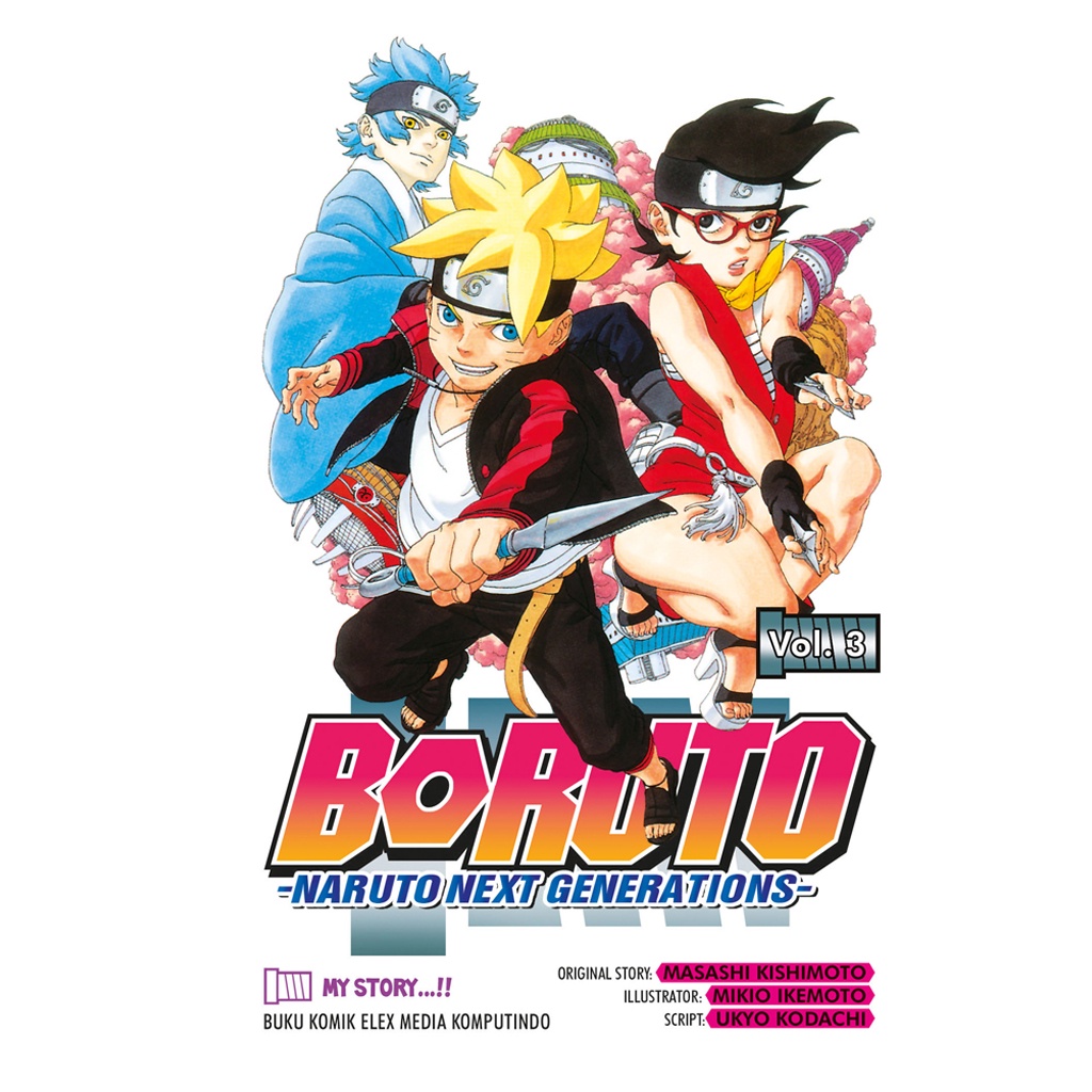 Jual Gramedia Bali BORUTO NARUTO NEXT GENERATION VOL 3 Shopee