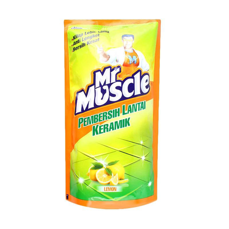 Jual Mr Muscle Pembersih Lantai Keramik Lemon 800 Ml Shopee Indonesia