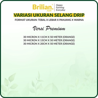 Jual Brilian Selang Drip Irigasi Pertanian Micron Dim Meter