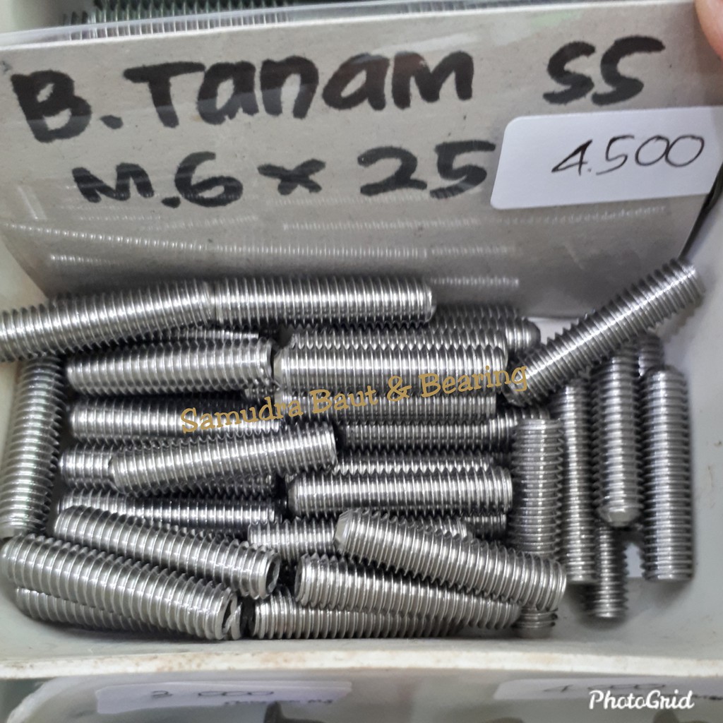 Jual Baut Tanam Baut Knalpot Baut Blok Stainless X Minimal Order