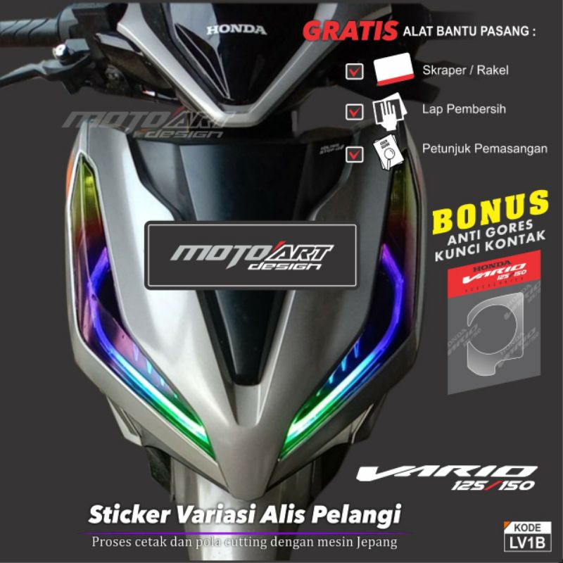 Jual Stiker Alis New Vario Warna Pelangi Shopee Indonesia