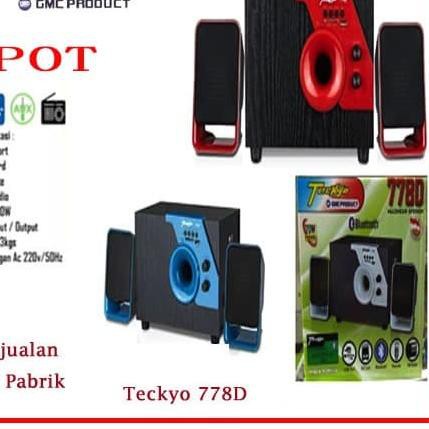 Jual Speaker Bluetooth Suara Super Bass Gmc Teckyo D Shopee Indonesia